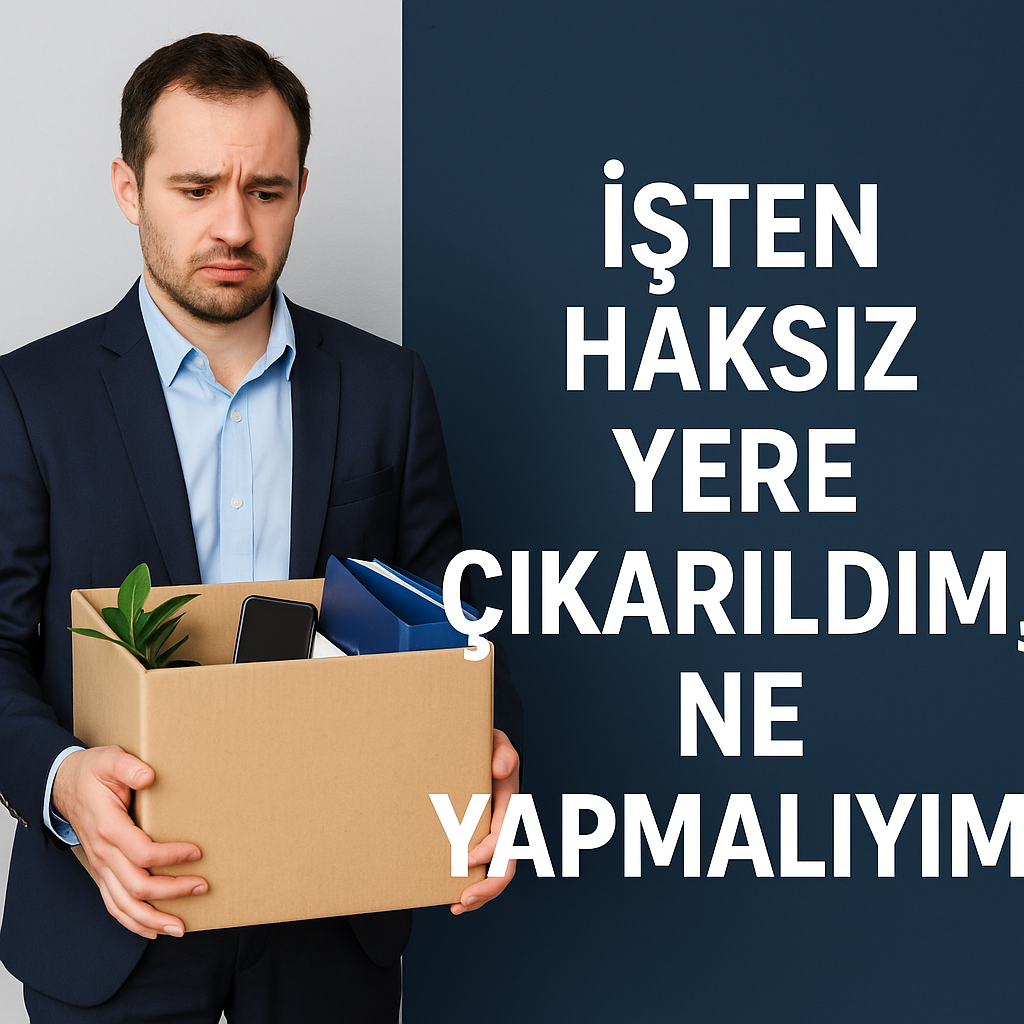 İŞTEN HAKSIZ YERE ÇIKARILDIM NE YAPMALIYIM?