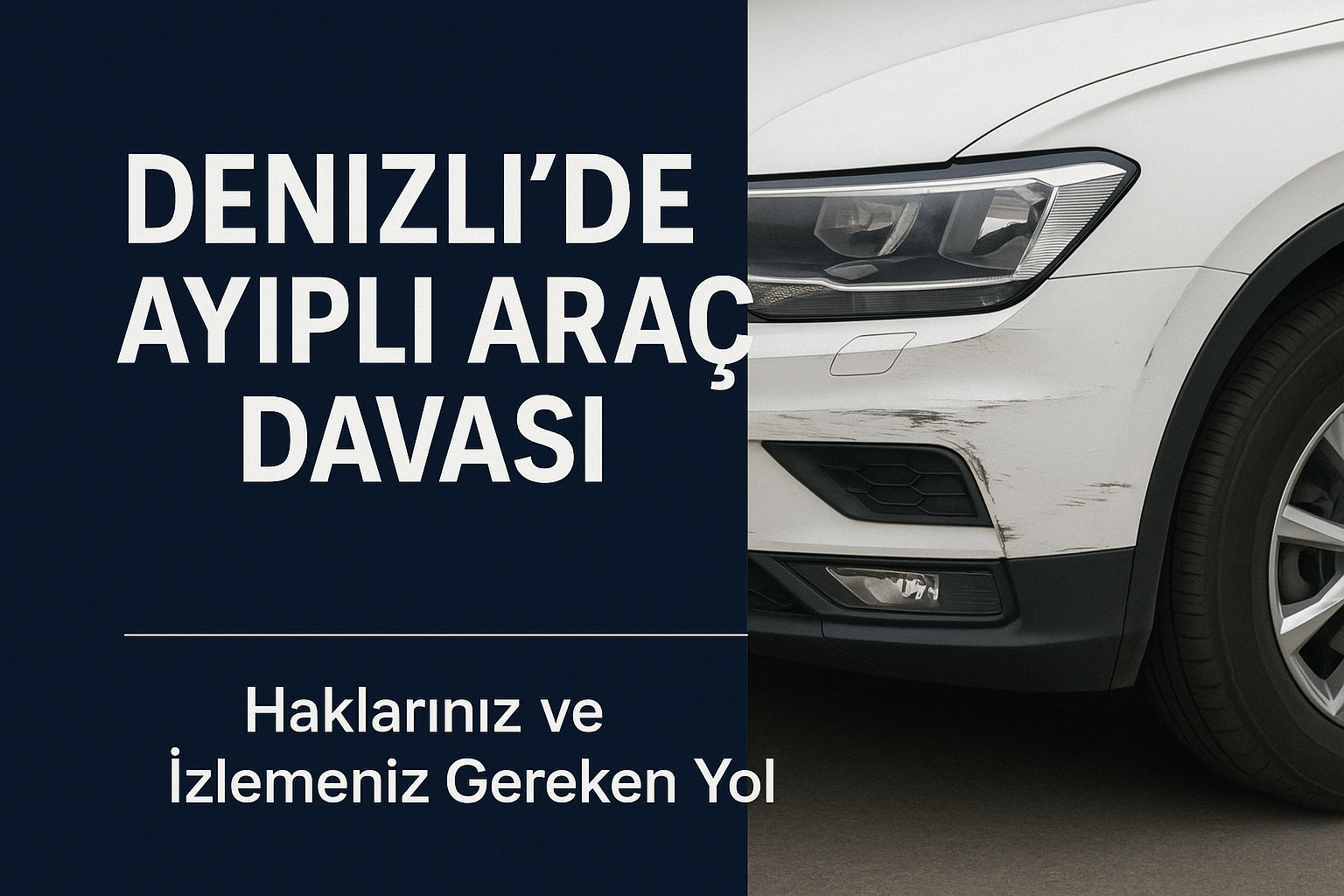 DENİZLİ AYIPLI ARAÇ DAVASI TÜKETİCİ HAKLARI VE HUKUKİ DESTEK