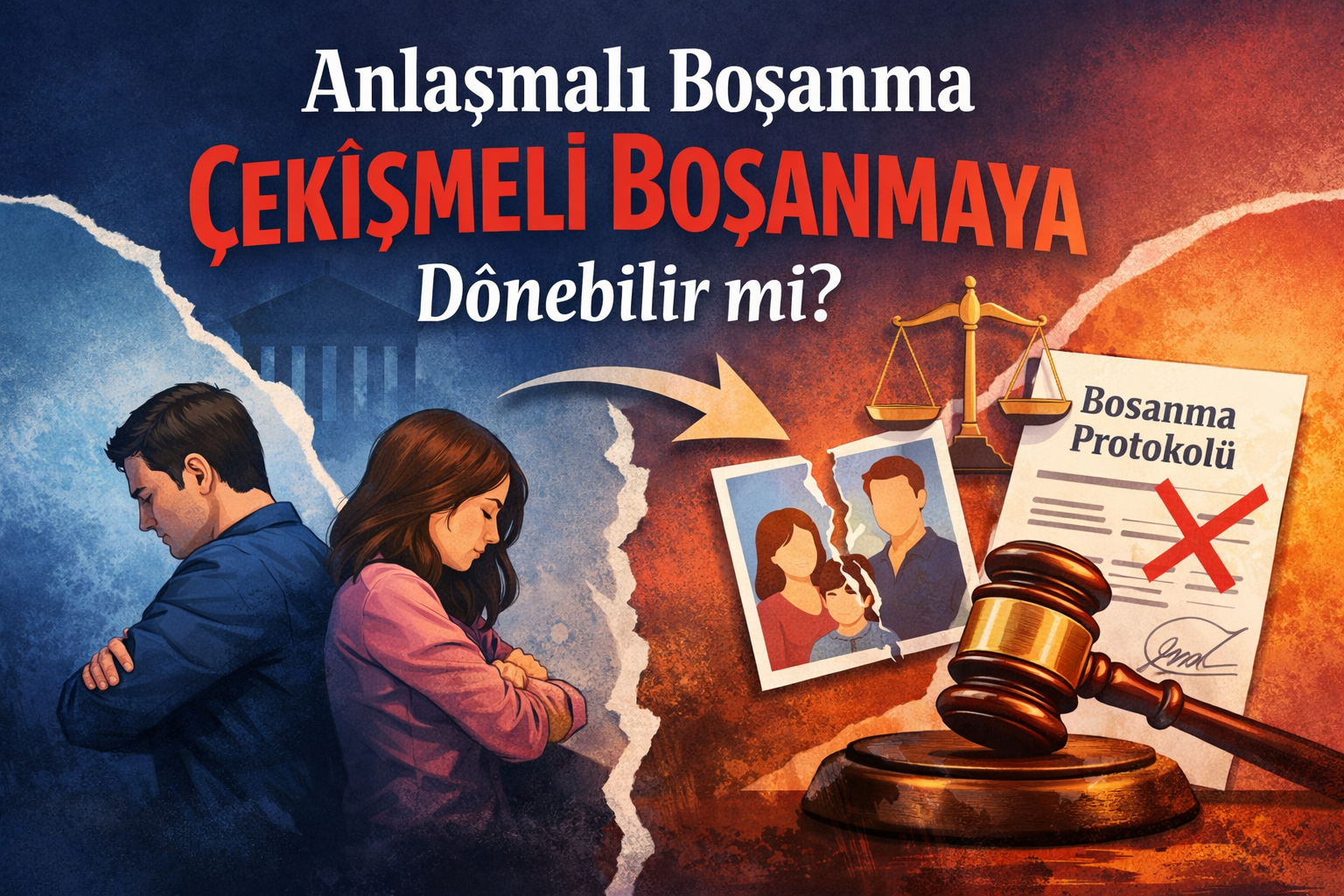 Anlaşmalı Boşanma Çekişmeliye Döner mi? Hangi Aşamada, Nasıl? (2026 Rehberi)