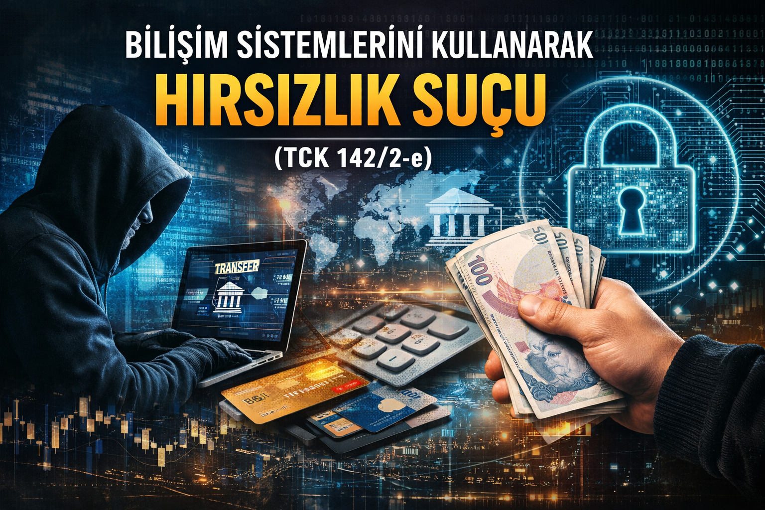 Bilişim Sistemlerini Kullanarak Hırsızlık Suçu Nedir? (TCK 142/2-e) Cezası ve Yargıtay Kararları