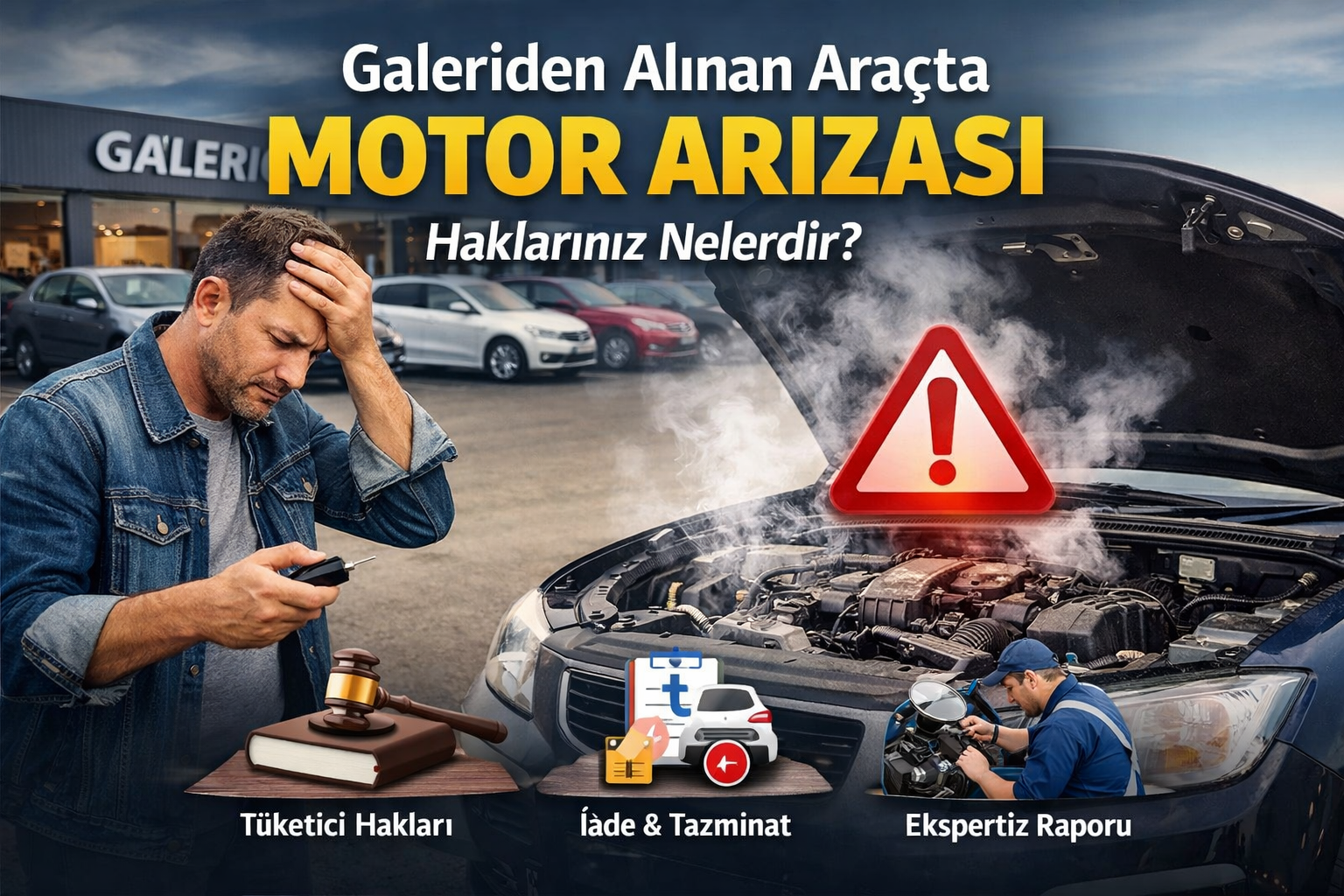 Galeriden Alınan Araçta Motor Arızası | Haklarınız Nelerdir? (2026)