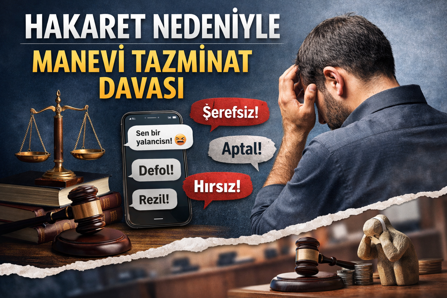 Hakaret Nedeniyle Manevi Tazminat Davası (Şartları, Zamanaşımı ve Tazminat Miktarı)