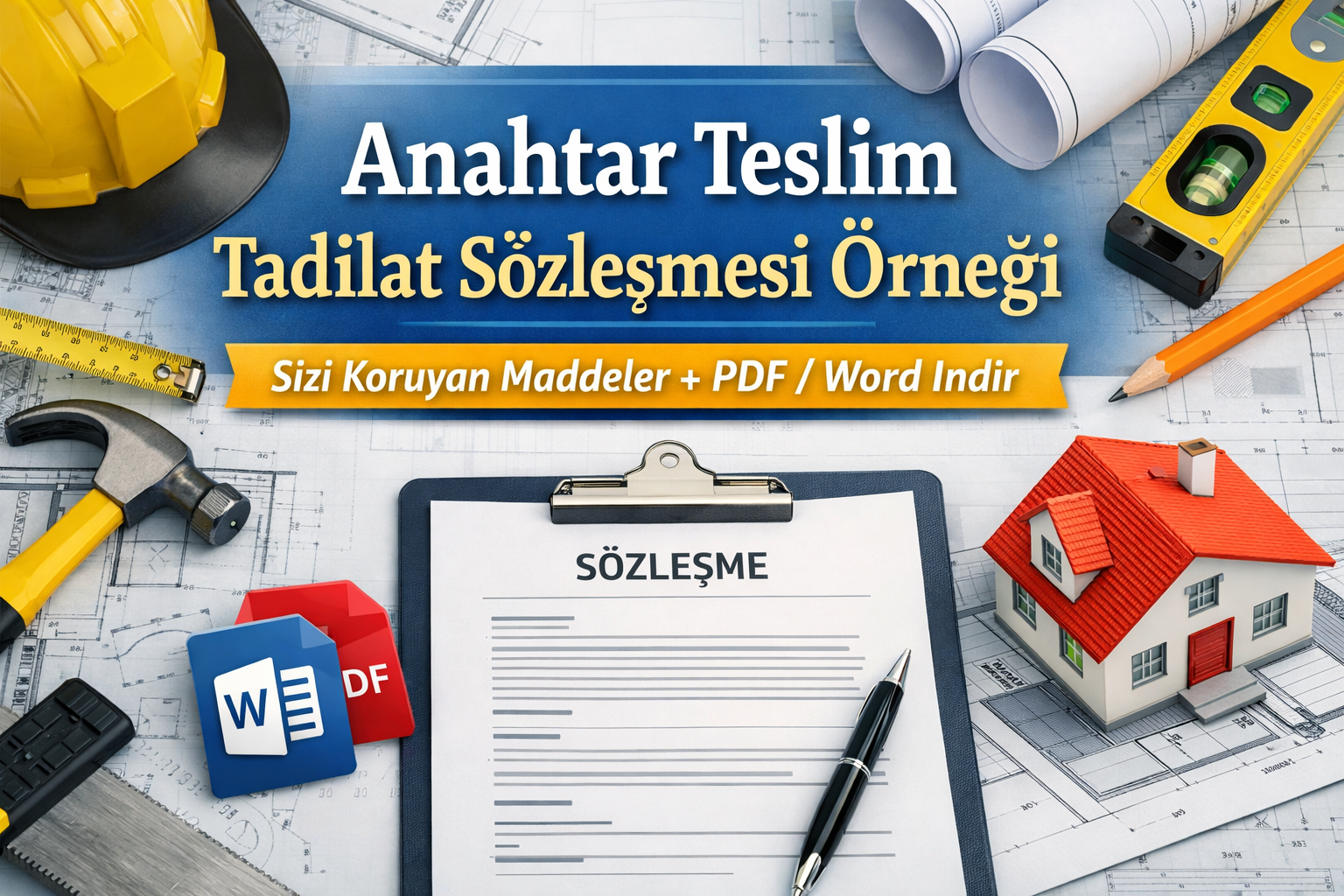 Anahtar Teslim Tadilat Sözleşmesi Örneği (2026 Güncel) | Ev Tadilat Sözleşmesi